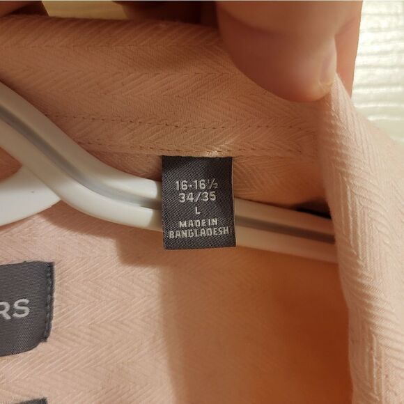 Michael Kors mens pink collard button-down - Picture 5 of 7